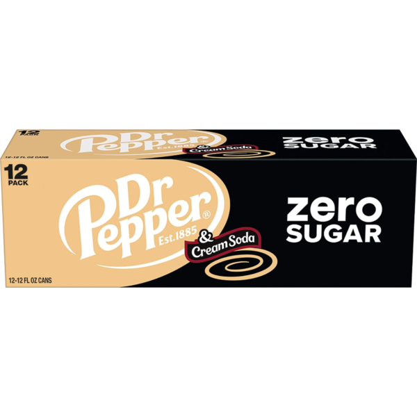 and Cream Soda Zero Sugar, 12 Fl Oz Cans, 12 Pack - Image 7